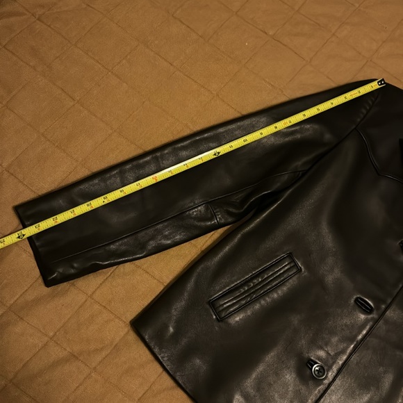 Banana Republic soft leather jacket, black small size. Y2K fashion. - Picture 10 of 10